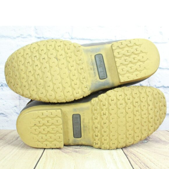 LL Bean Brown Leather 8' Gore-tex Insulated Mid Calf Duck Boots Size 8 M - Picture 11 of 11